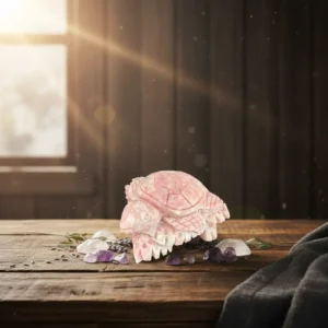 Pembe Opal Kaplumbağa Obje