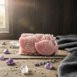 Pembe Opal Balık Obje