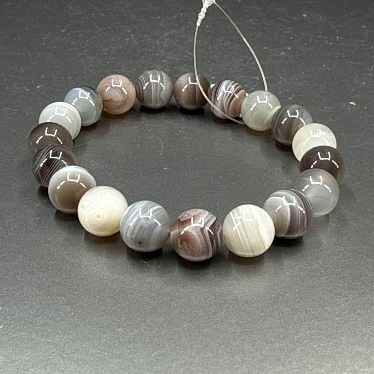 Botswana Akik Bileklik 10 mm