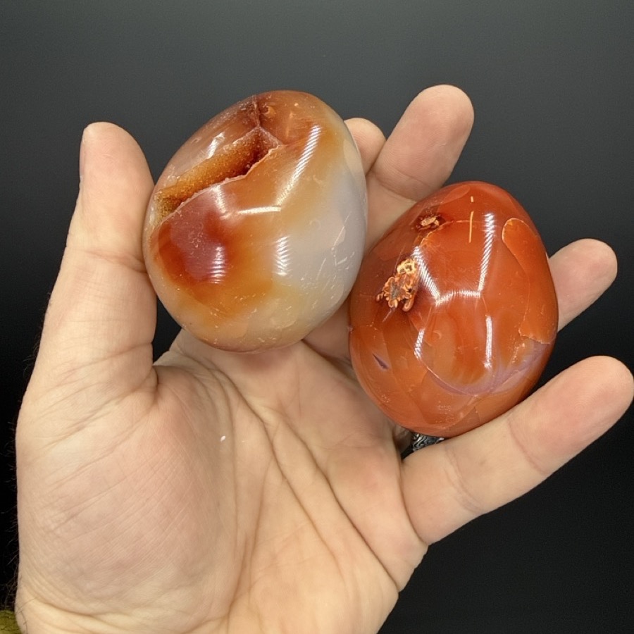 Karnelyan Akik Yumurta