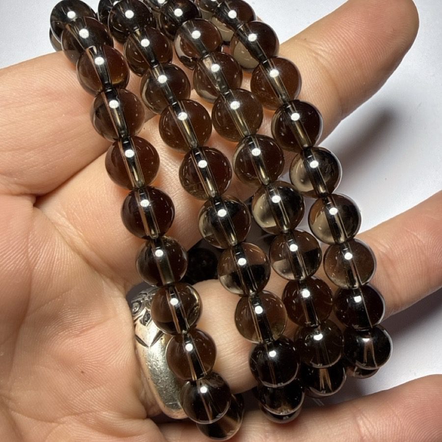 Dumanlı Kuvars Bileklik 8 mm