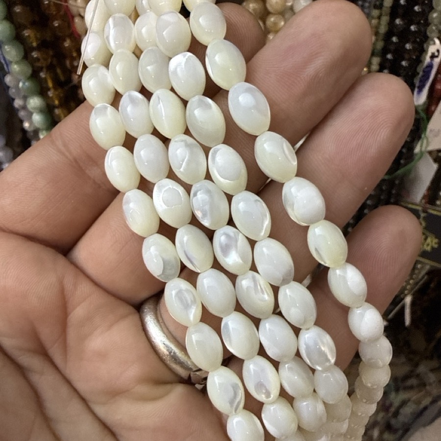 Sedef Arpa Dizi Beyaz