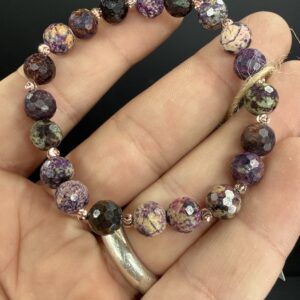 Şugulit Bileklik Faset 8mm