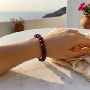 Yakut Bileklik 10 mm AAA - 2