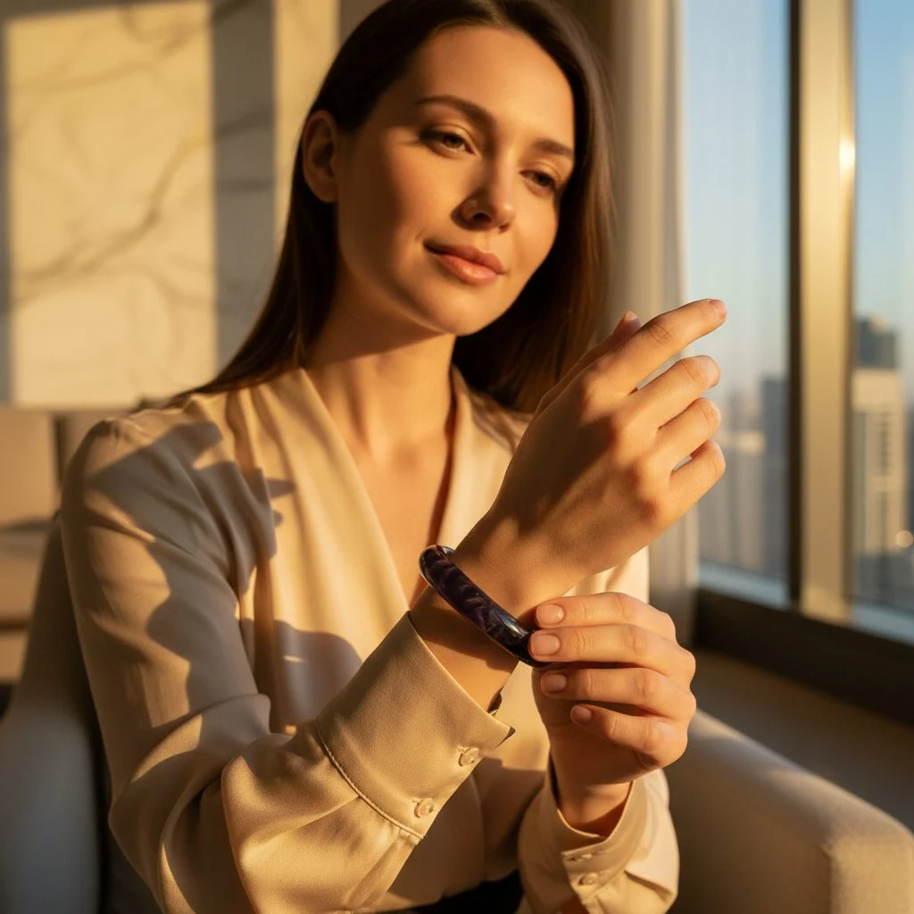 Ametist Bilezik Ametist Bilezik - Ametist Taşı Enerjisi ve Doğal Formu