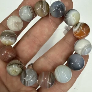 Botswana Akik Bileklik 14 mm