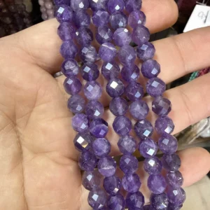 Ametist Faset Dizi 8 mm