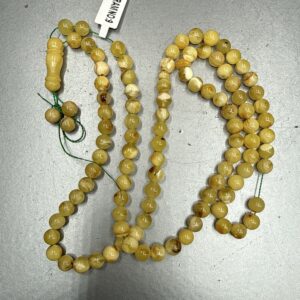 Kehribar Tesbih 99 lu 6 mm