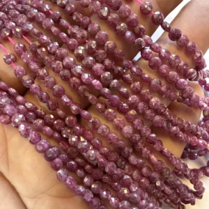 Yakut Petek Dizi Faset 4 mm