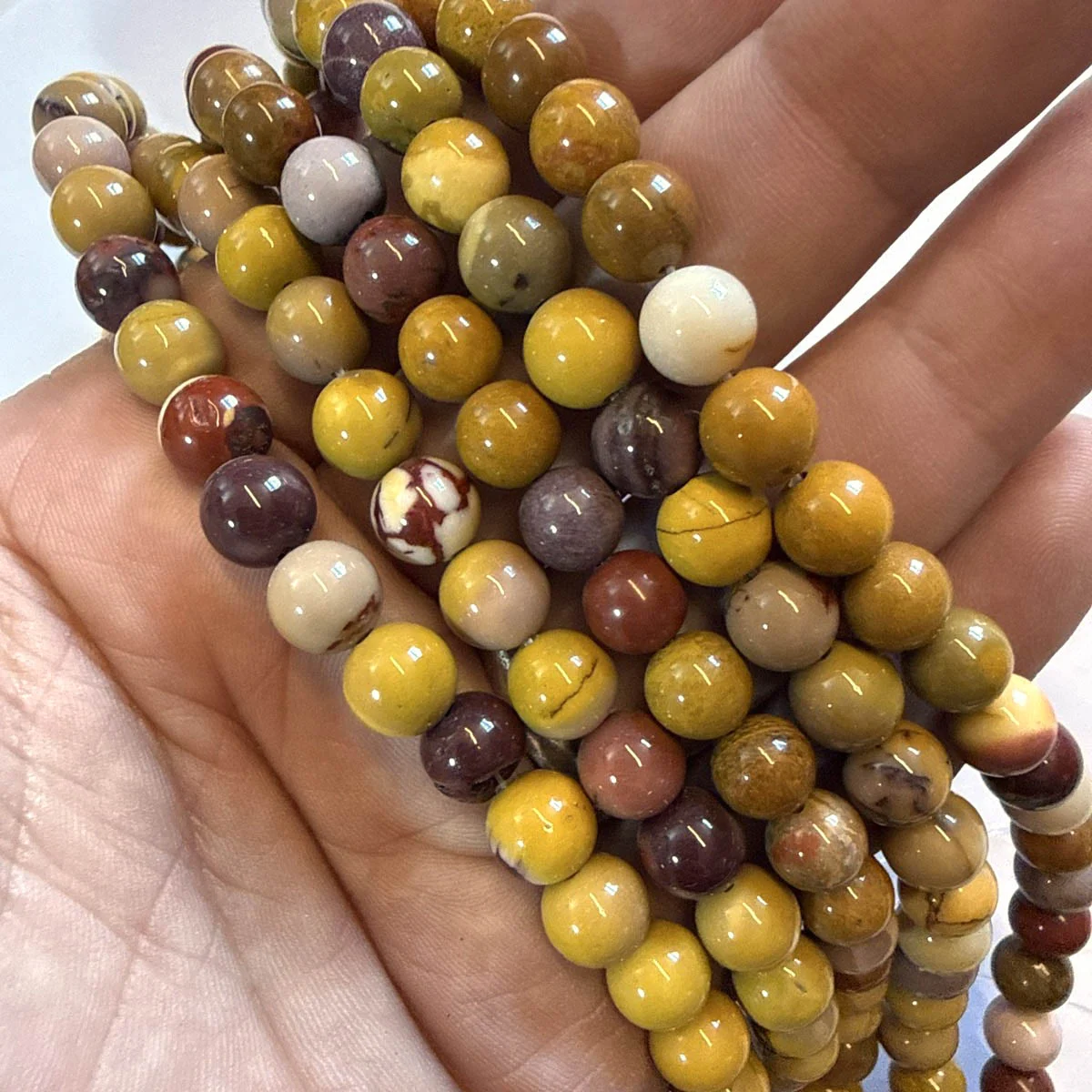 Mokait Jasper Dizi 8 mm