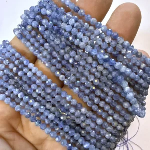 Mavi Kiyanit Dizi Faset 3 mm