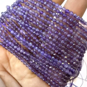 Ametist Dizi Faset 3 mm