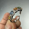 Multi Safir Yüzük Gümüş