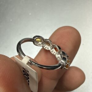 Multi Safir Yüzük Gümüş - 6