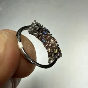 Multi Safir Yüzük Gümüş - 3