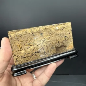 Picture Jasper Obje Ahşap Standlı Kare - 2