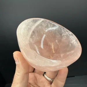 Pembe Kuvars Kase 10 cm - 3