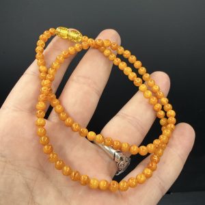 Kehribar Kolye Sarı Turuncu Yetişkin - 2