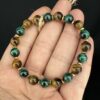 Kaplangözü / Malakit Bileklik 8 mm Gold