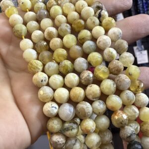 Sarı Opal Faset Dizi 8 mm
