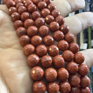 Jasper Kırmızı Dizi Faset 8 mm - 2