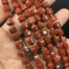 Jasper Kırmızı Küp Dizi 8 mm